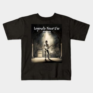 Jeff Beck No. 2: Legends Never Die , Rest In Peace 1944 - 2023 (RIP) Kids T-Shirt